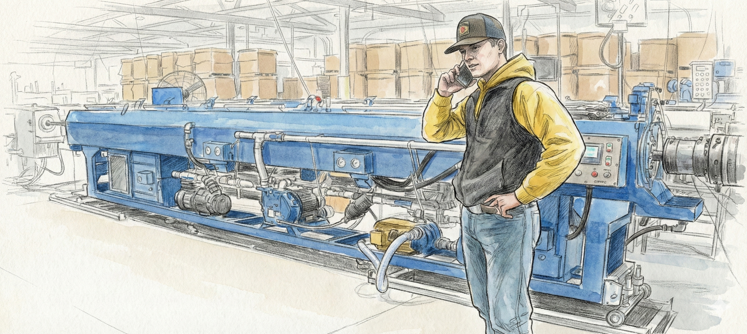 QualPol HDPE extrusion line